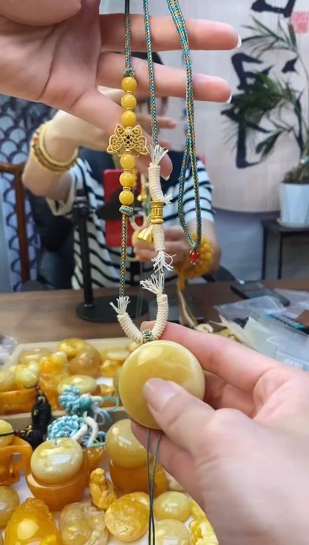 裸石琥珀未镶嵌天然琥珀蜜蜡