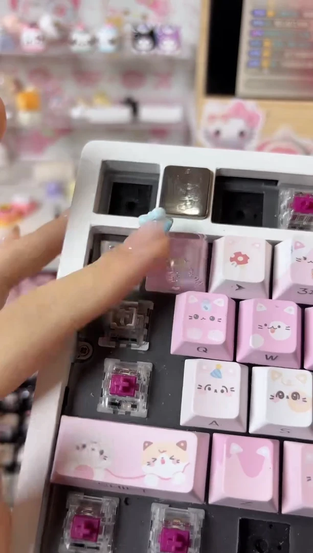 9.闪粉小樱桃滴胶键帽