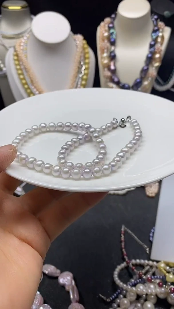 颈饰未镶嵌淡水珍珠多人