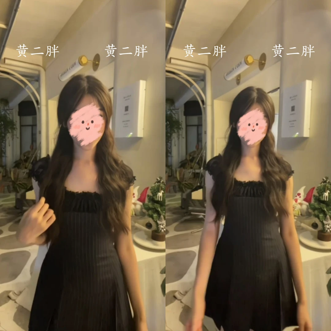辣妹条纹蕾丝拼接连衣裙女纯欲风性感修身a字裙短裙2025夏季新款