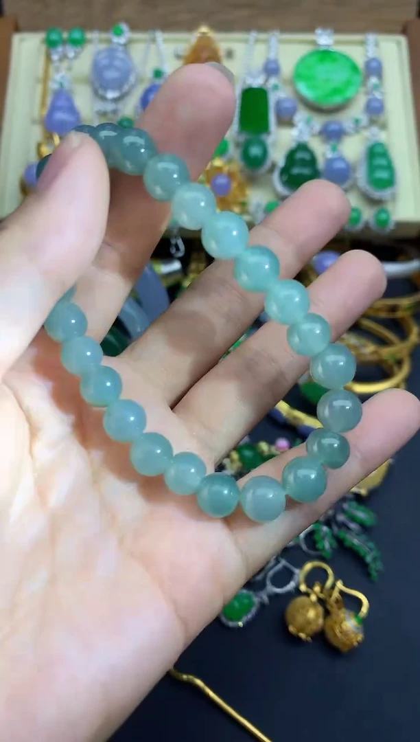 未镶嵌手链翡翠216-春日珠宝1