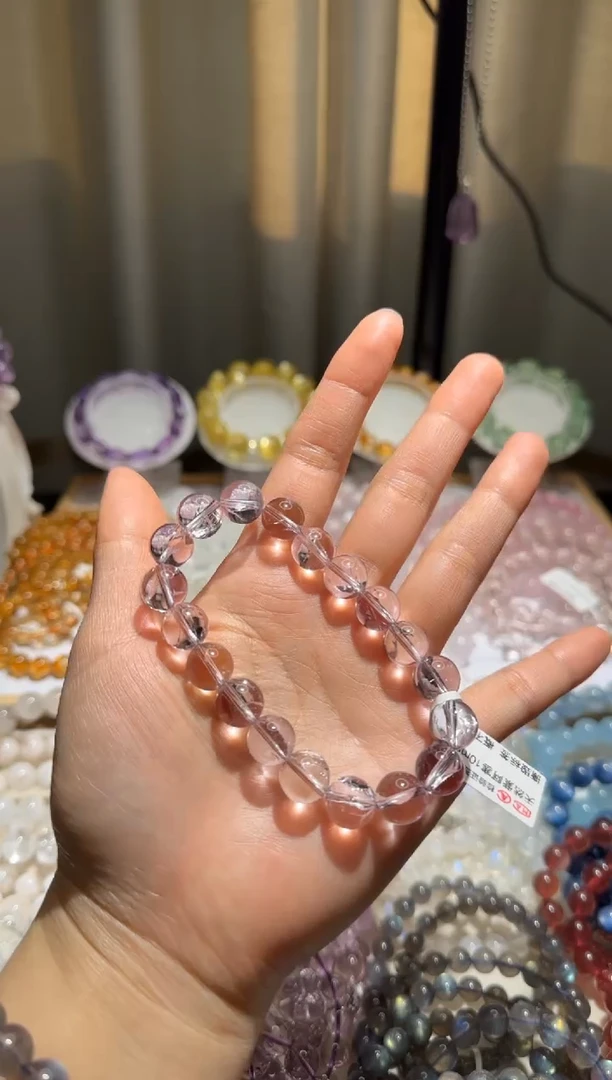 【闪购商品】紫晶手链未镶嵌紫阿赛10mm+