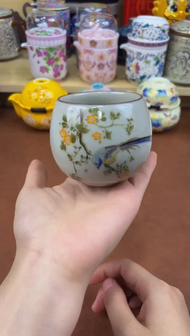 陶瓷茶具摆件旅行套组
