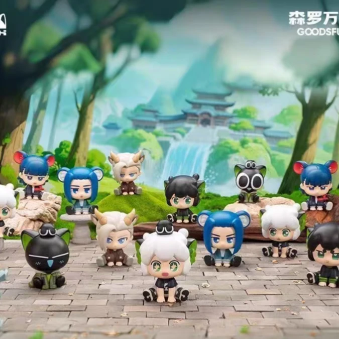 (转盘）森罗万象罗小黑战记 萌友排排坐萌粒Q版盲盒盲袋摆件手办