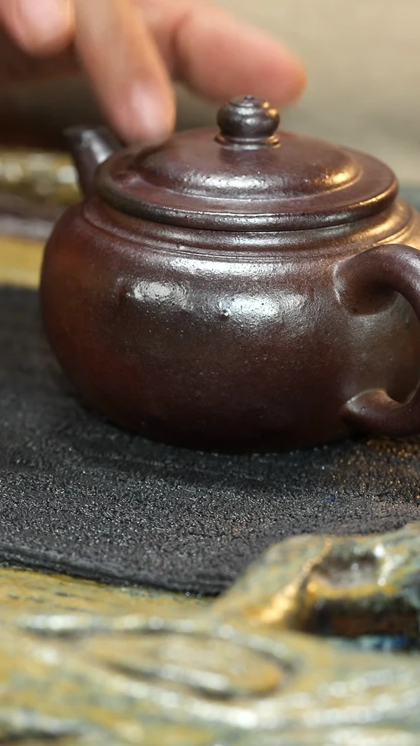 紫砂柴烧纯自然柴烧180毫升