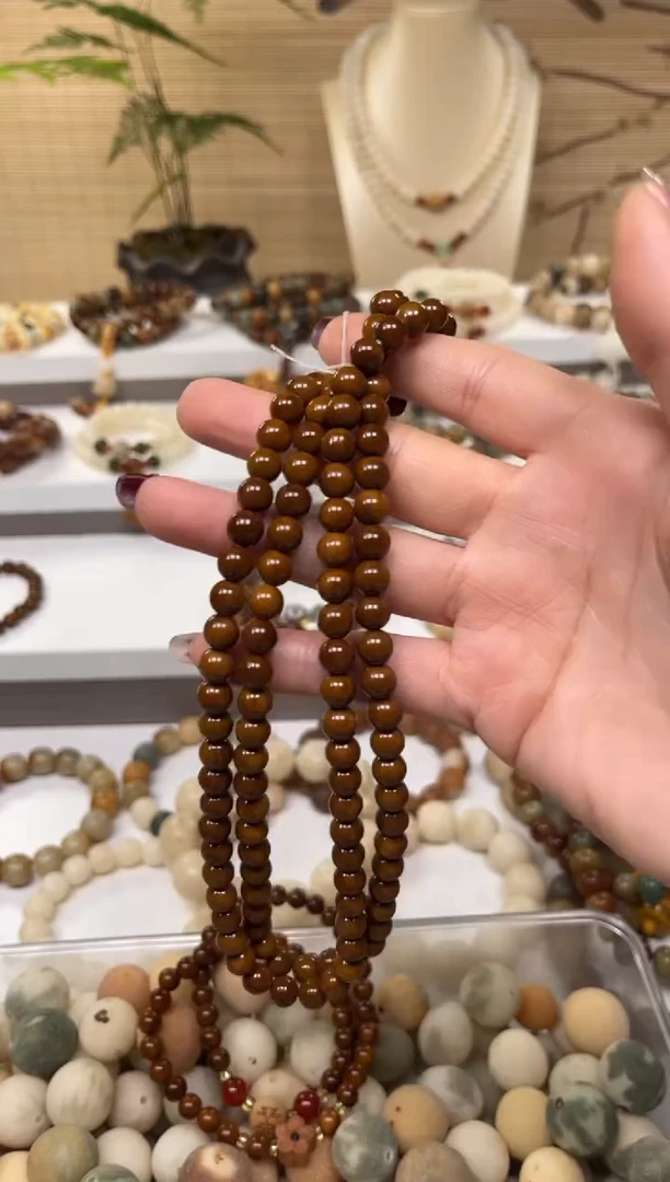 【闪购商品】白玉菩提手串0.7库克散珠一条