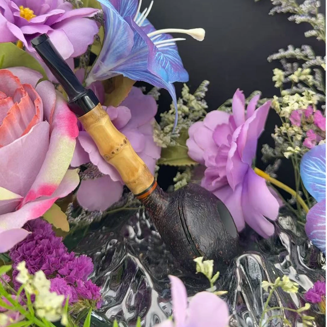 A35牛头进口意大利石楠木烟斗