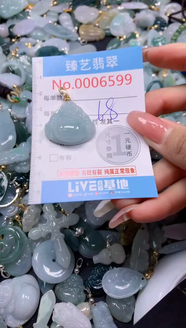 翡翠未镶嵌吊坠(不含链)6599