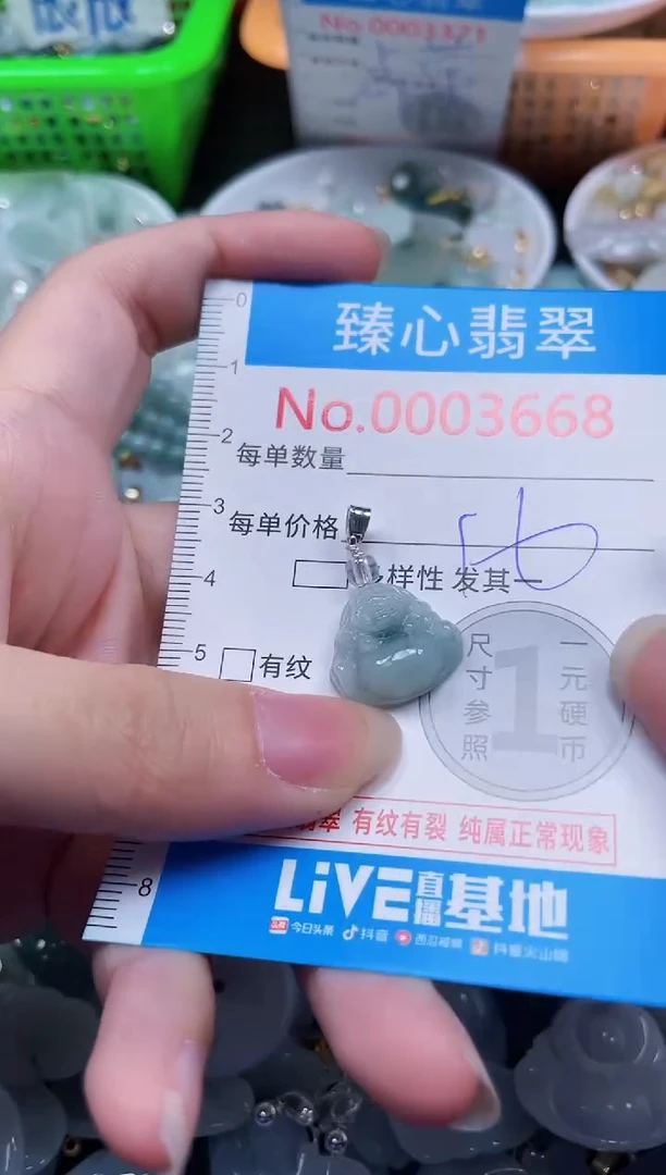 颈饰未镶嵌翡翠3668