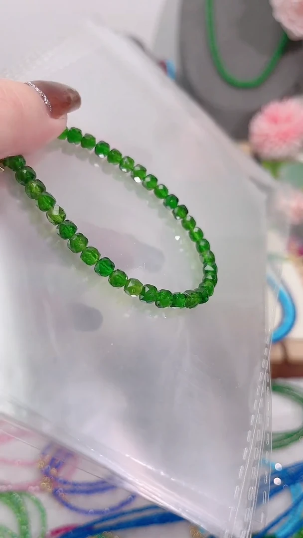 银S925镶嵌透辉石手链多样性选其一299
