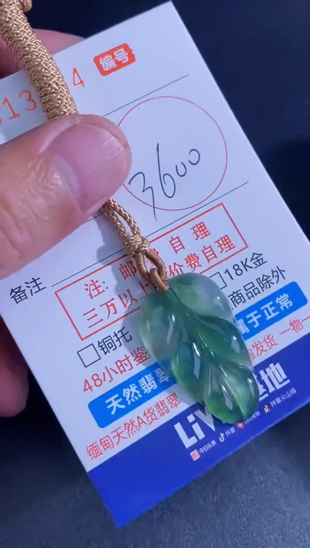 翡翠未镶嵌颈饰天然A货翡翠