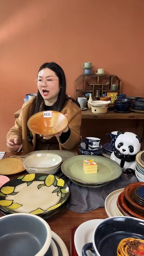 【闪购商品】碗A436陶瓷碗一件套微瑕