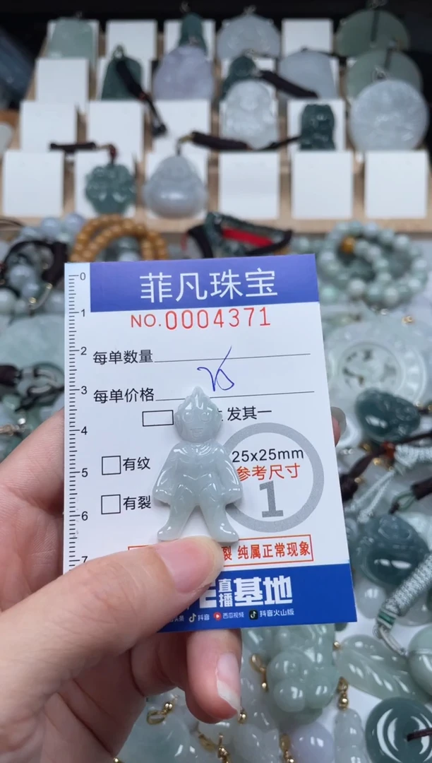 翡翠未镶嵌颈饰00..4371