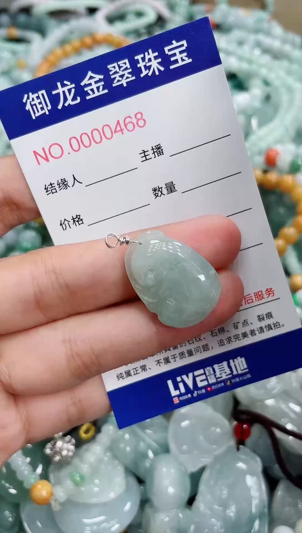翡翠未镶嵌颈饰061