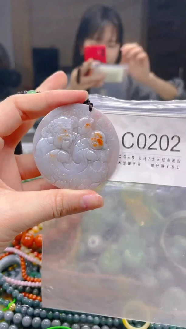 翡翠未镶嵌颈饰/C/翡翠A货一图一物