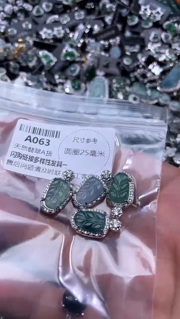 【闪购商品】翡翠颈饰未镶嵌A063多样性发其一