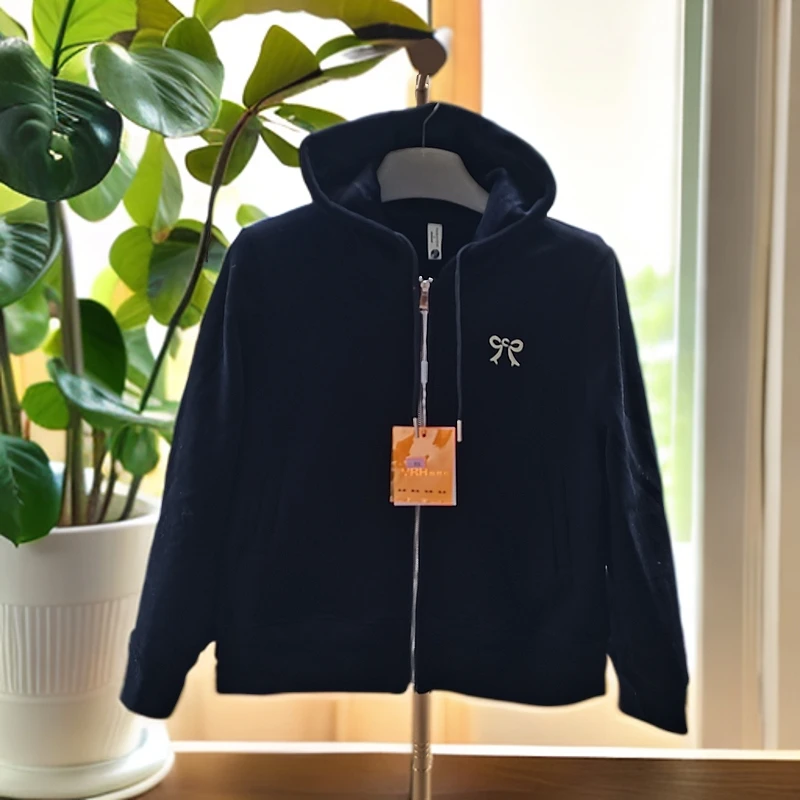 女款上衣加绒运动秋冬加厚