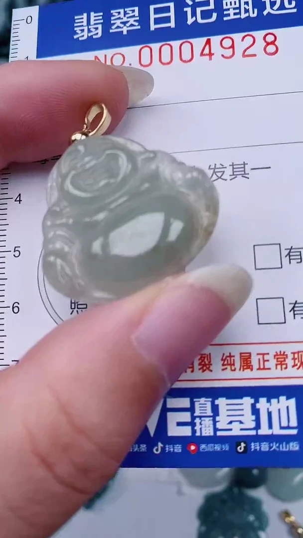 翡翠未镶嵌颈饰00004928