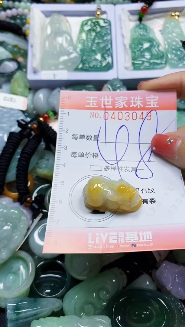 颈饰未镶嵌翡翠闪购0403049