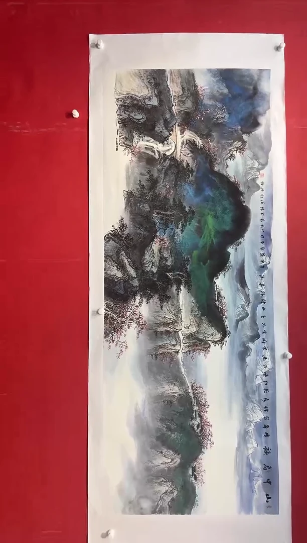国画画家陆远华纯手绘原作