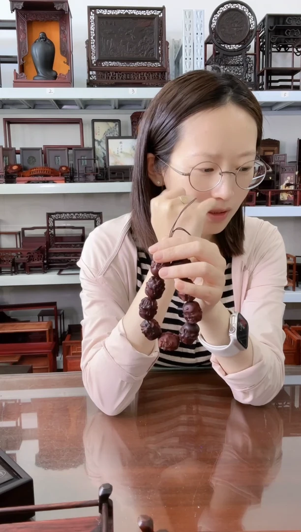檀香紫檀(小叶紫檀)手串有瑕疵 80