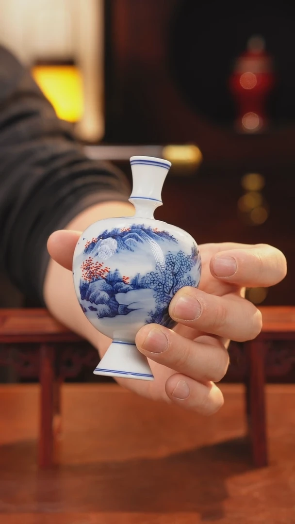 摆件景德镇手工高温陶瓷