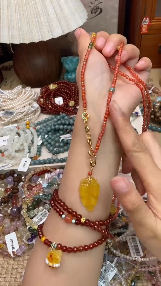 项链玛瑙未镶嵌539
