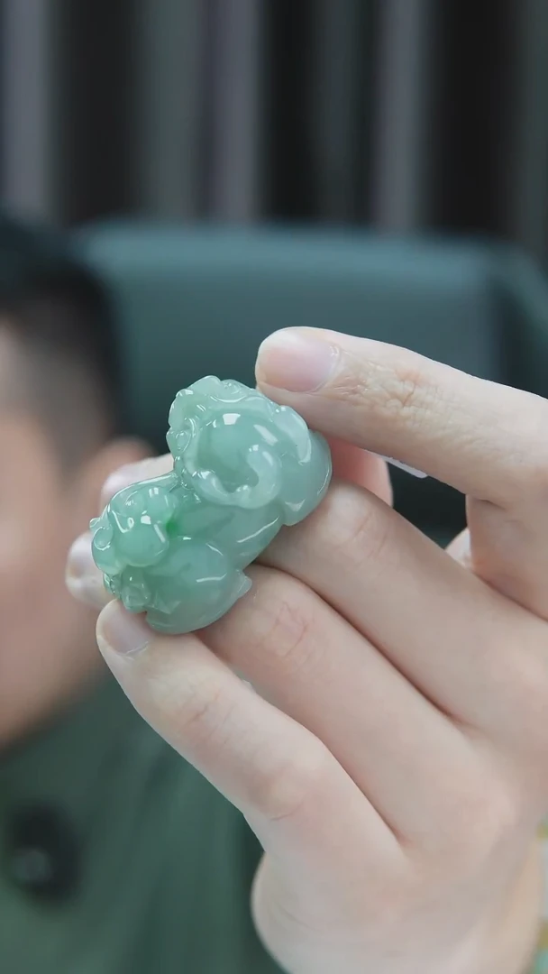 颈饰未镶嵌翡翠挂件H0001