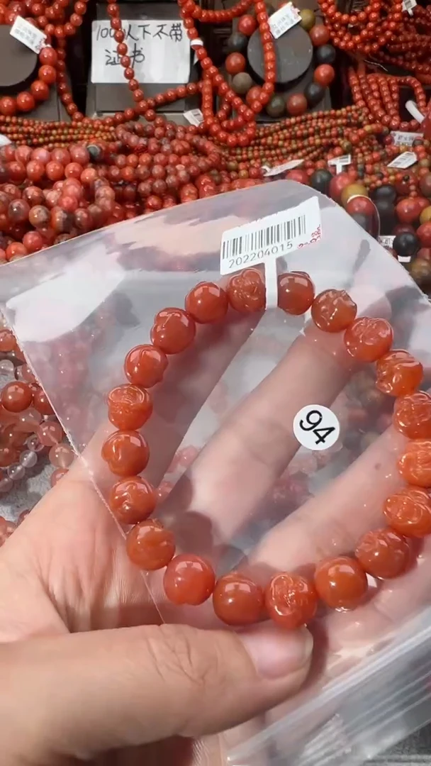 【闪购商品】南红玛瑙手串未镶嵌10