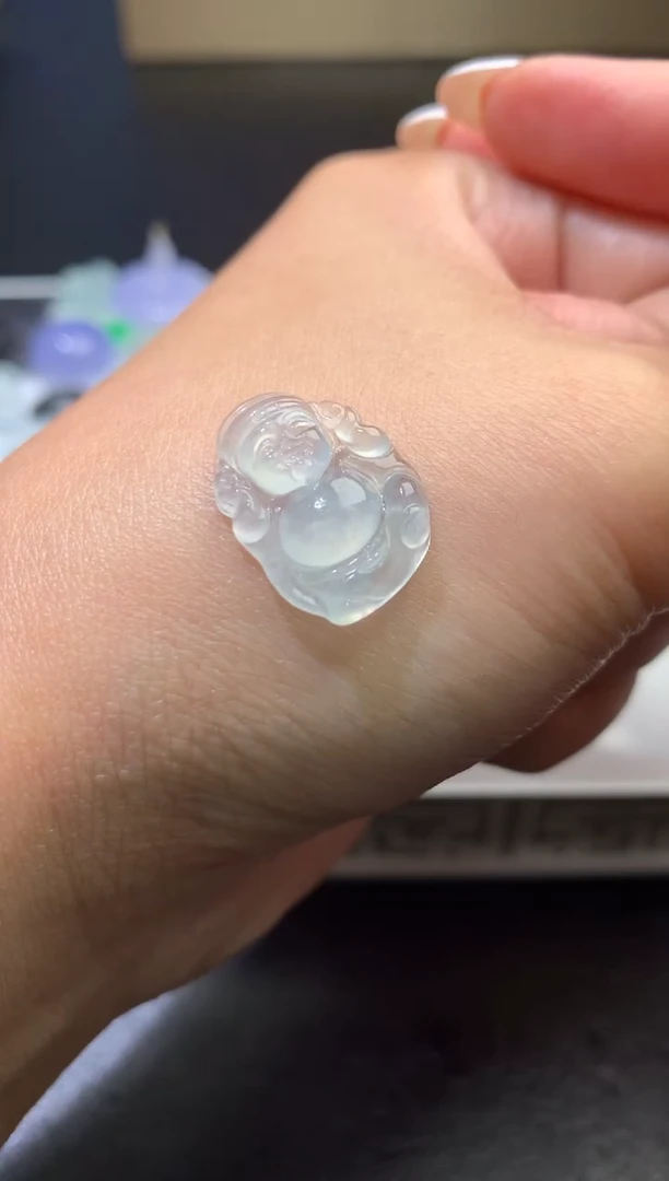 未镶嵌定制翡翠毛货 18.7-13.9-3.5