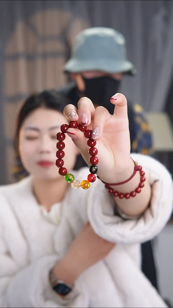 未镶嵌手链水晶五路新年手链