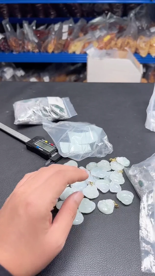 翡翠未镶嵌颈饰031