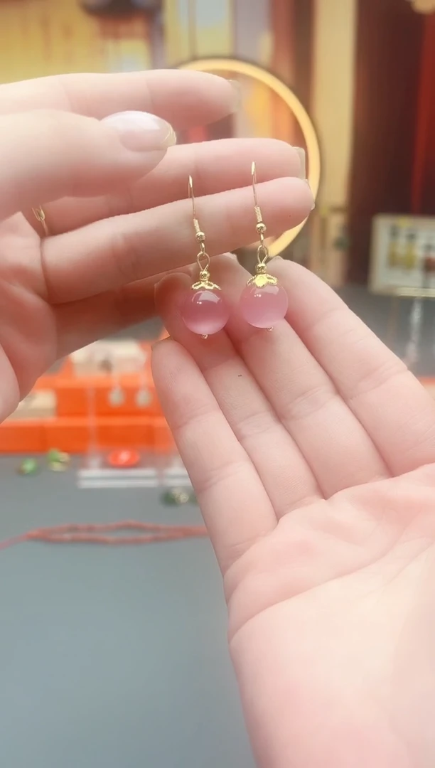 未镶嵌耳钉玛瑙/玉髓301