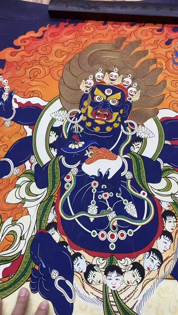 卷轴画精品挂饰 唐卡tk16311