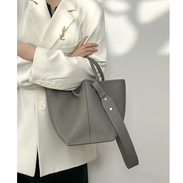 【Bagtasic】小众高级感轻奢手提斜跨菜篮子托特包女士大包包休闲