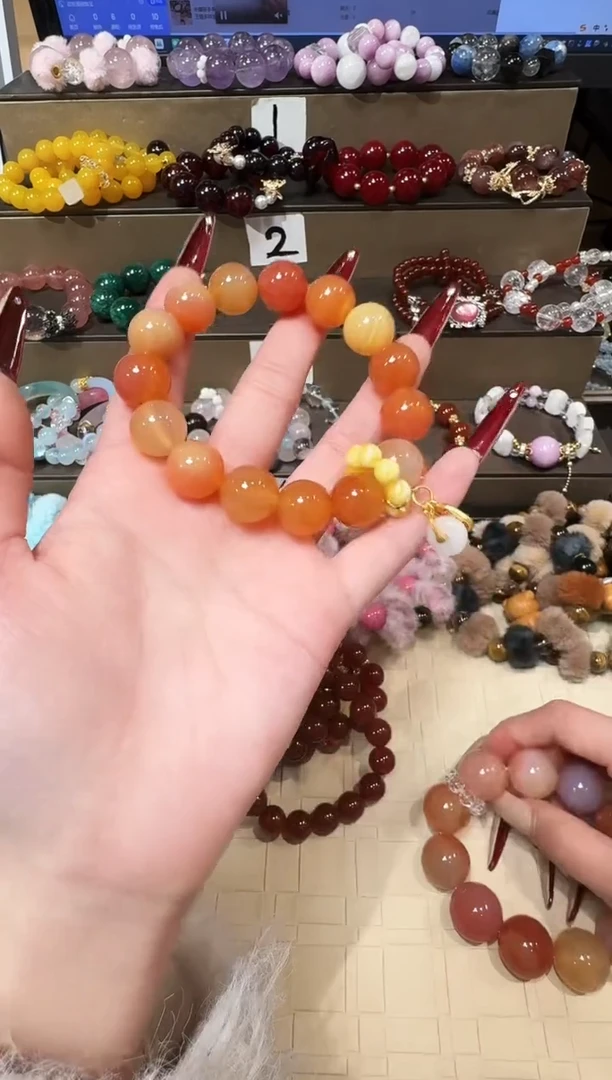 未镶嵌手串玛瑙/玉髓多样发一