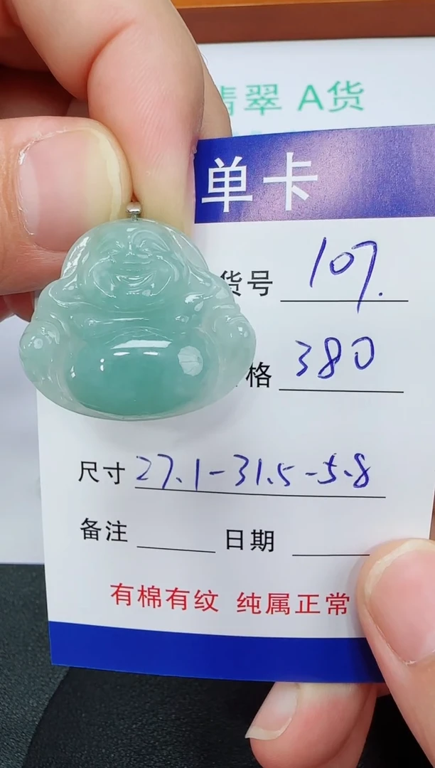 吊坠(赠链)未镶嵌翡翠107