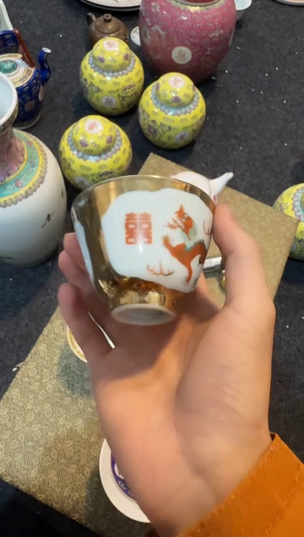 景德镇手绘陶瓷，全部清仓【微脱金】