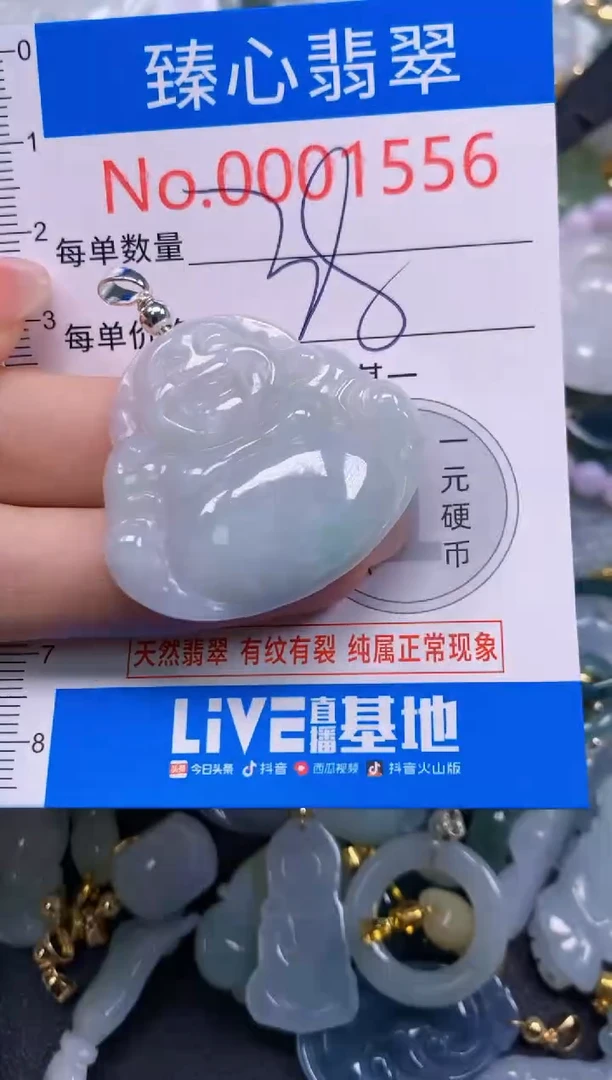吊坠(不含链)未镶嵌翡翠1556