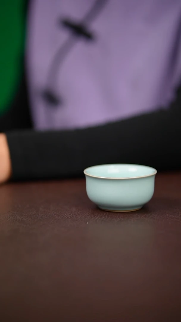 简匠天青香炉杯简装