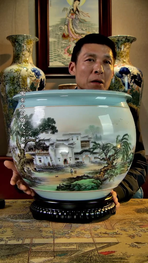 【闪购商品】其他景德镇陶东方陶瓷艺术作品花瓶瓷板画摆件