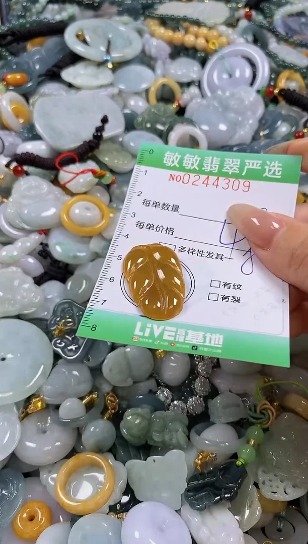 翡翠未镶嵌颈饰闪购0244309