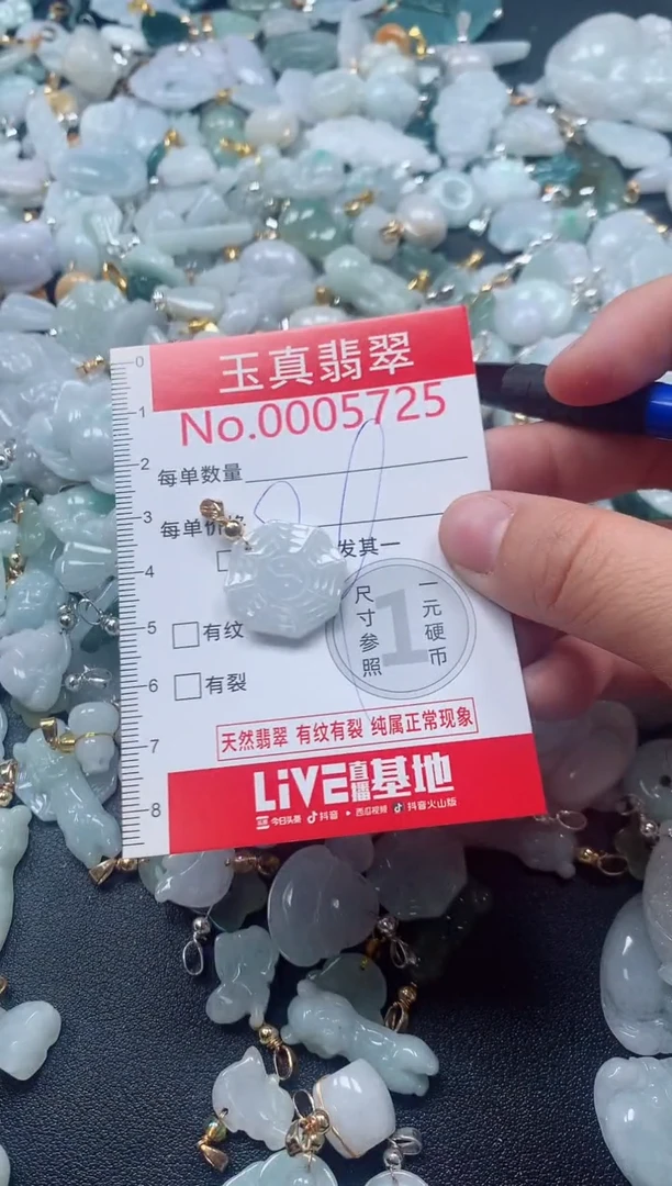 吊坠(不含链)未镶嵌翡翠5725