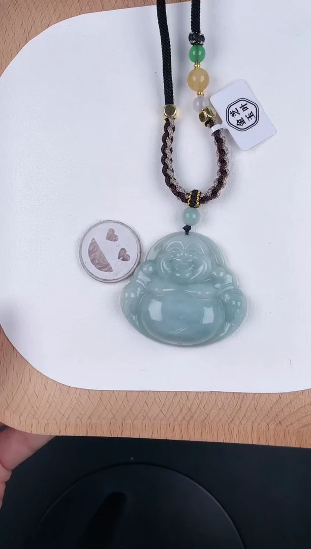 翡翠未镶嵌颈饰孤品-28