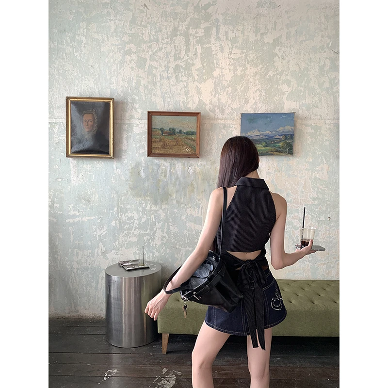 春季时尚简约A字刺绣绣花半身裙25007#