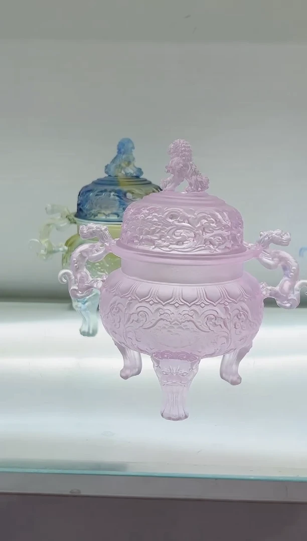 手工艺品琉璃古法琉璃帝王炉