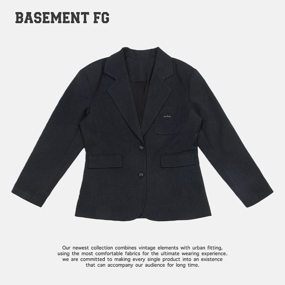 BASEMENT FG女单排扣翻领西装雅宝臻选西服252090005040