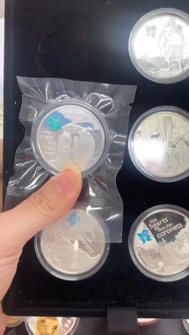 银Ag9255**5伦敦奥运会银币6枚套装