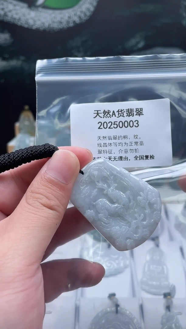 翡翠未镶嵌颈饰瑶宇珠宝07030003