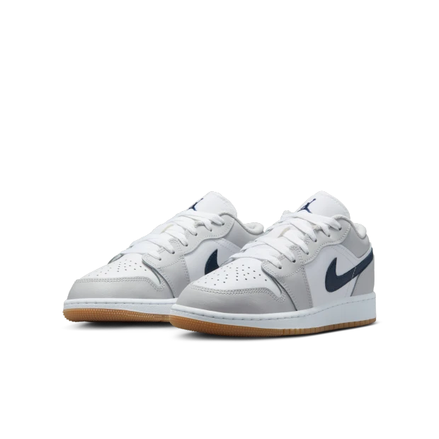 NIKE Air Jordan 1 Low GS 休闲百搭 低帮板鞋 灰白蓝 553560-146